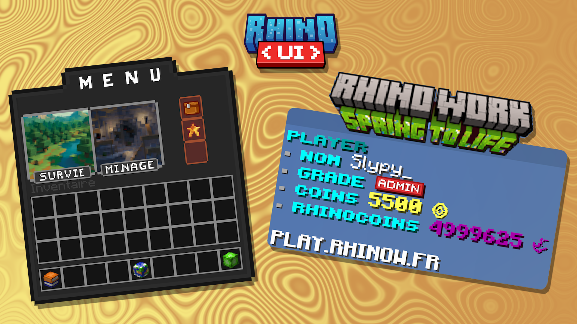 Arrivée du Rhino < UI > v1